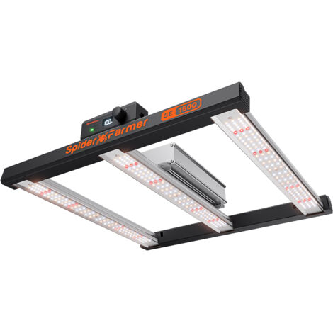 SE1500 LED Pflanzenlichtleiste Dimmbar Pflanzenlampe Vollspektrum Indoor Spider Farmer