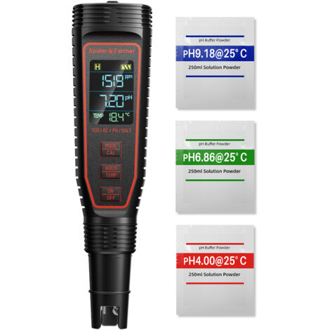 Produktbild von Greisinger G1500 PH-Messgerät Mit GE 114 Elektrode – Wasserdicht, Hintergrundbeleuchtet, 0-14 PH