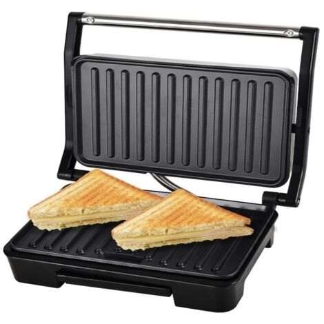 Panini Grill de 850W Versátil y Práctico para Tus Sándwiches Favoritos  Oferta exclusiva (1/3)