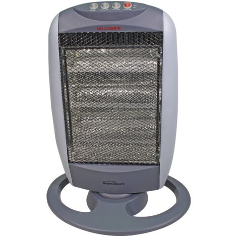 Calefactor Infrarrojos Oscilante MERCALOR Jupiter 3 MT01508 – 400/800/1200 W Oferta exclusiva (1/2)