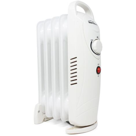 Radiador Eléctrico de Aceite MERCALOR – 5 elementos, 500 W, con asa  Oferta exclusiva