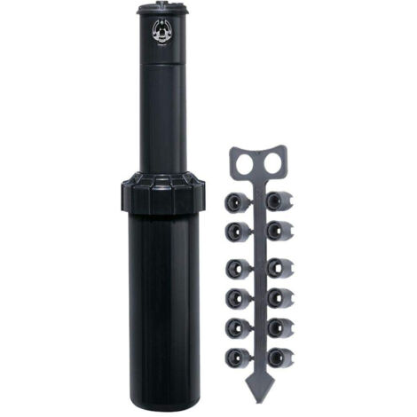 ASPERSOR DE RIEGO T5P RS RAPID SET DE TORO EL UNICO ASPERSOR DE TURBINA DEL MERCADO CON AJUSTE DE ARCO SIN HERRAMIENTAS EL ASPERSOR TORO T5P RS RAPID SET TIENE TODO LO NECESARIO PARA SATISFACER
