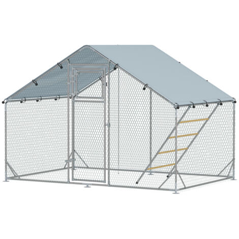 Aga Recinto con telo per galline 3x2x1,95 m