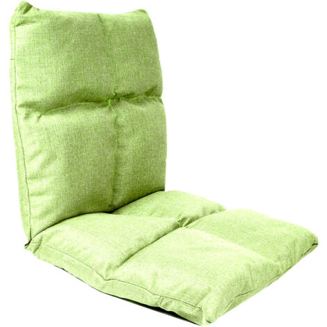 Aga Sillón reclinable para el suelo 52x55x55 cm Verde (1/4)