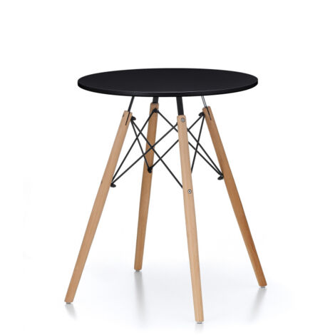Mesa de comedor Aga 60 cm Negro (1/5)