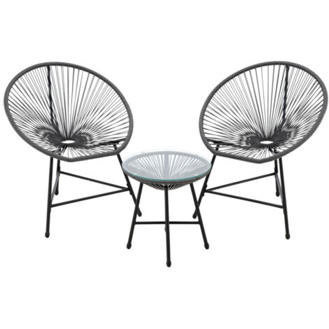 Aga Conjunto de jardín Gris (1/2)