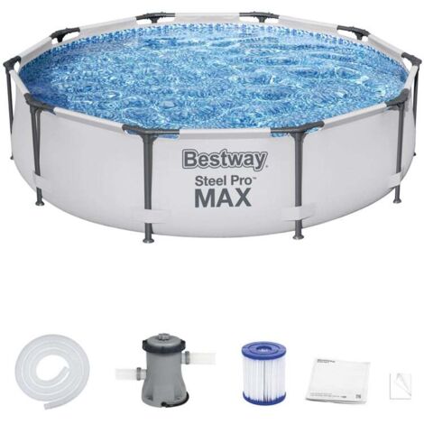 Bestway Piscina Steel Pro Max 3,05 x 0,76 m 56408 + Filtro de cartucho (1/10)