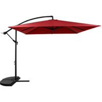 Aga Sombrilla de jardín MR2048 250 cm Rojo