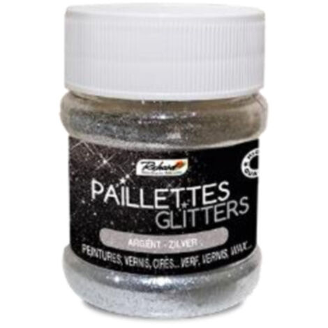 Colorant Paillettes Argent Pot80ml - Paillettes (1/2)