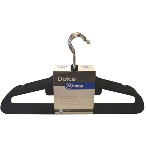 Lot 10 Cintres Velours Mondex Antidérapant, Gain De Place Et Esthétique. - Mondex (1/3)