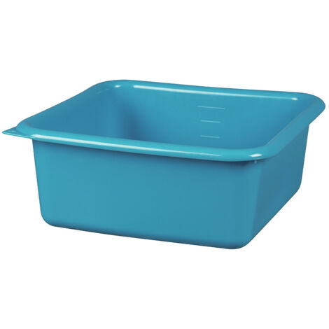 Cuvette Carrée Graduée Bleue - Aluminium Et Plastiques