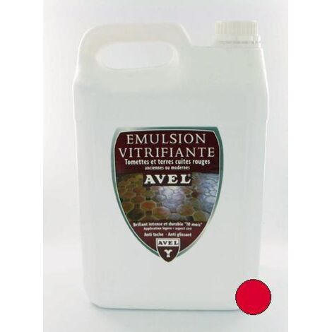 Emulsion Vitrifiante Tomettes Rouges AVEL, 5 litres ROUGE