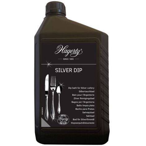 Nettoyant argent 2L – Élimine l'oxydation en 3 minutes – Restaure l'éclat des objets en argent – Formule respectueuse de l'environnement – Hagerty