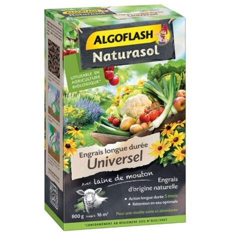 ALGOFLASH NATURASOL - Engrais universel longue durée 800g