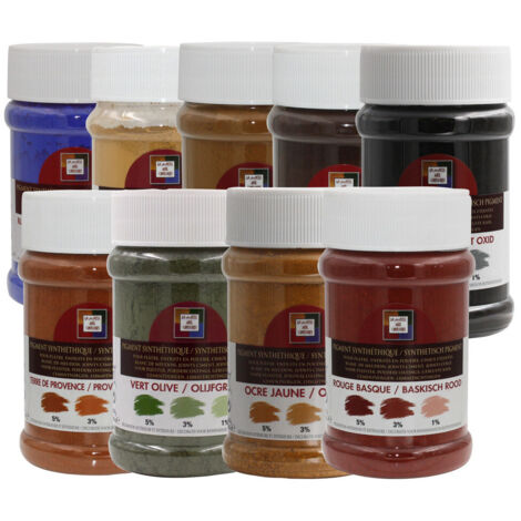 Colorant noir oxyde 250ml – Pigment pour béton et chaux – Teinture pour plâtres et ciments – Mélange facile à appliquer – Richard Colorants