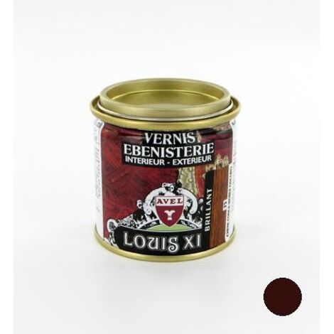 Vernis marin brillant 250 ml – Couleur acajou – À base de résines polyuréthanes – Intérieur et extérieur – Avel (1/6)