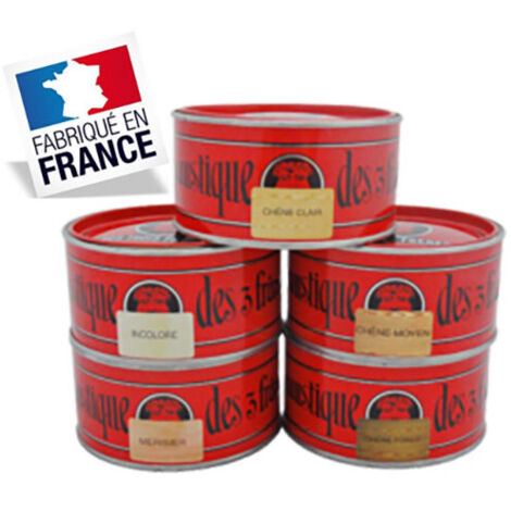Encaustique pour bois dur 400g – Cire d'abeille et térébenthine – Brillance profonde et grande dureté – Nettoie et protège meubles et parquets