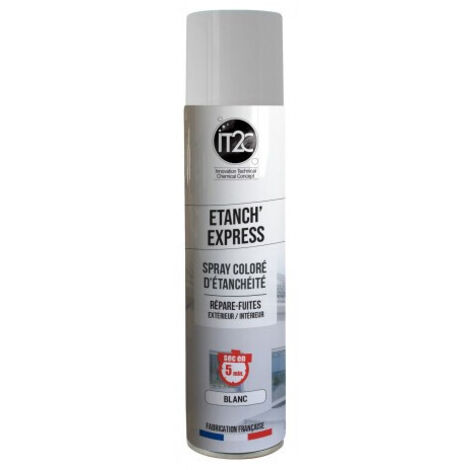 Spray d'étanchéité liquide 300ml – Colmatage rapide pour bois, métal, béton – Rendement 0,4 à 0,6 L/m² – Émissions A+ – It2C - 300ml300mlincolore (1/2)