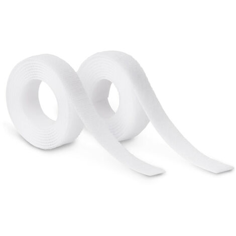Rouleau de fixation auto-agrippante thermoadhésive 20 mm x 1,5 m blanc 2145-2 INOFIX (1/2)