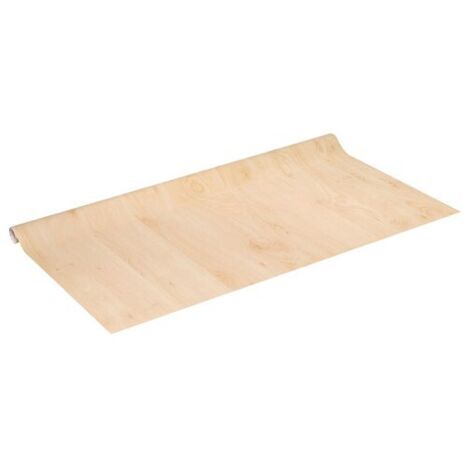 Rouleau adhésif décoratif bois bouleau 2m x 67,5cm – Adhésif amovible pour meubles et murs – Haut pouvoir couvrant – D-C-Fix - 2mx67 (1/2)