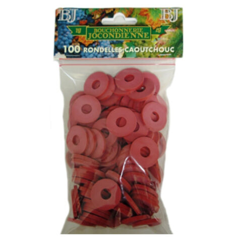 100 Rondelles Caoutchouc Bouchon Mécanique - Bouchonnerie Jocondienne