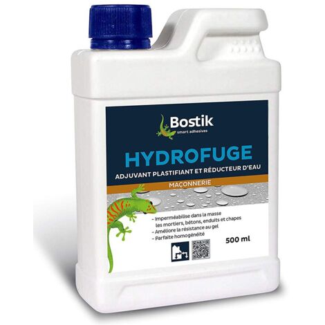 Bostik – Hydrofuge liquide 500ml pour béton et tuiles – Protection imperméable longue durée – Application facile et rapide