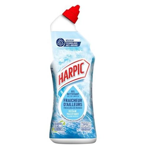 Gel WC Harpic Fraîcheur d'ailleurs - Flacon de 750 ml