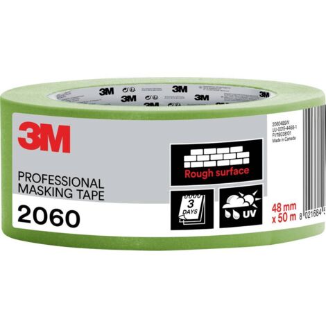 3M PT206048 Ruban de masquage pour peinture 3M™ 2060 vert clair (L x l) 50 m x 48 mm 1 pc(s) W288792 (1/3)
