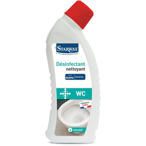 Starwax – Nettoyant en gel pour wc – Javel 0,750 L – Action désinfectante et virucide – Efficacité optimale sur surfaces (1/3)