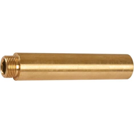 Thermador – Rallonge en laiton droit à visser – Filetage mâle et femelle 3/4' – Longueur 25 mm pour plomberie professionnelle
