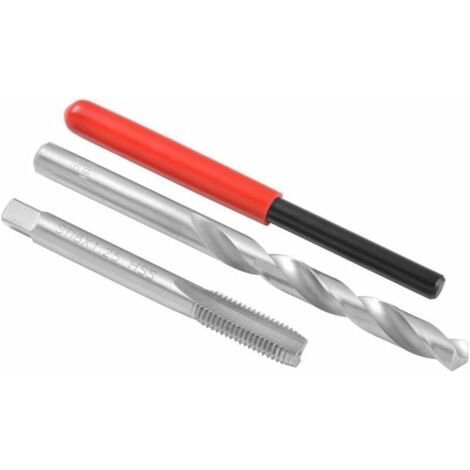 Satra S-X38G Gewindereparatur-Set M12 X 1,25 – 15-teilig Inkl. Bohrer, Gewindebohrer & Einsätzen Satra S-X38G Gewindereparatur-Set M12 X 1,25 – 15-teilig Inkl. Bohrer, Gewindebohrer & Einsätzen