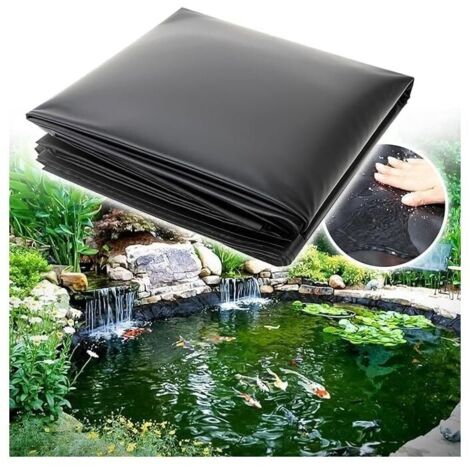 Teichfolie für Fischteich, Schwimmbecken, verstärkte Membran 3 m x 2 m 20S (0,20 mm), Schwimmbadfolie
