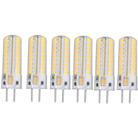 12-V-Maisbirne, 360-Grad-LED-Röhrenbirne für rustikale Pendelleuchten, dimmbare GY6.35-LED-Birne, 7 W, Kronleuchter, Wandleuchten, Schminktisch (warm) (1/5)
