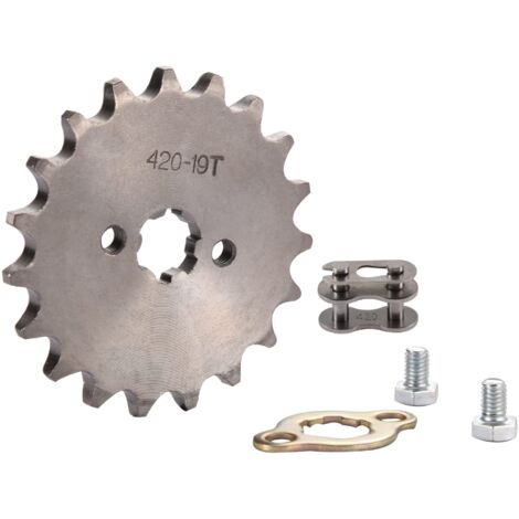 Motorrad-Ritzel 420-19T 17 mm für Offroad-Motorräder, Minibikes, Quads und Mopeds 50cc, 70cc, 90cc, 110cc und 125cc.