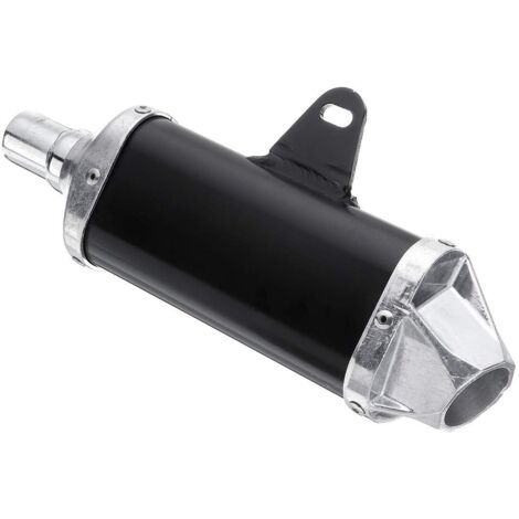 Universeller Auspuff für Motorräder, 28 mm, kompatibel mit 50ccm, 110ccm, 125ccm, 140ccm und 150ccm Modellen (Geländemotorräder und Pitbikes).