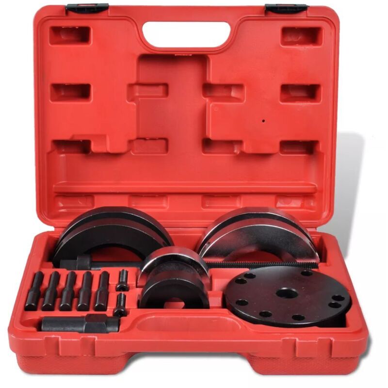 Zoomtools Kit d'outil de démontage de roulement de roue avant 72 mm Ensemble d'extracteur de moyeu de roue Compatible avec Audi A1 A2 Seat Ibiza VW Skoda Fabia