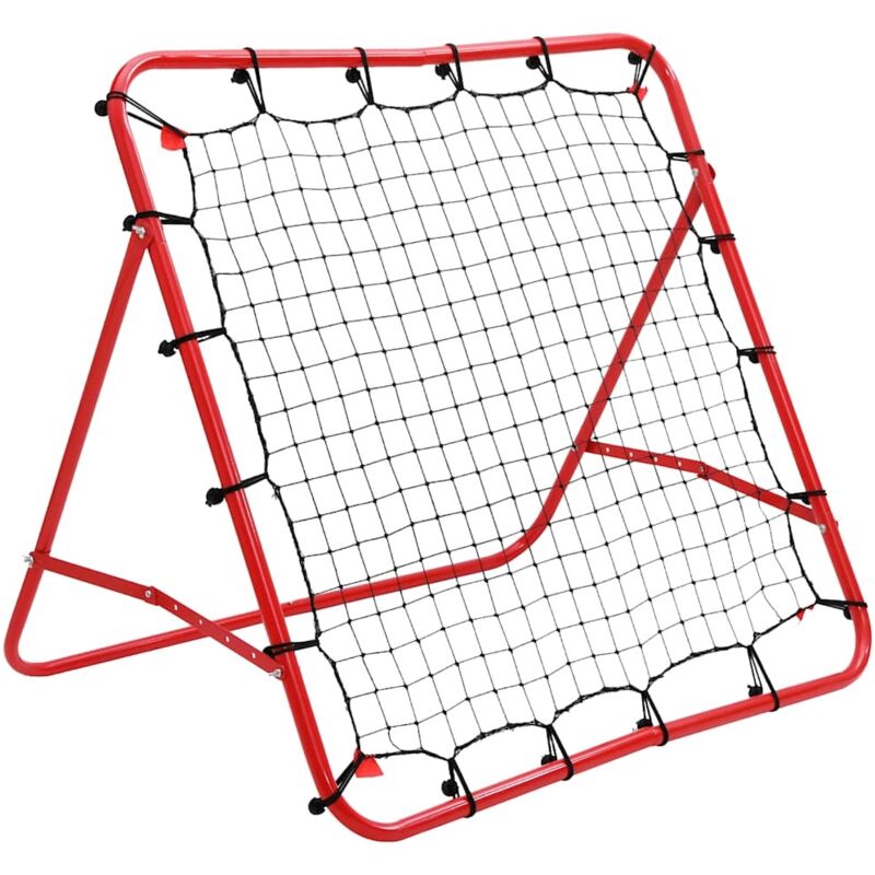 Filet de rebond de football réglable - vidaXL - 84x73x60-80 cm - Noir - Acier enduit de poudre Filet de rebond de football réglable - vidaXL - 84x73x60-80 cm - Noir - Acier enduit de poudre
