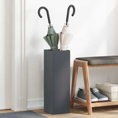 Support de parapluie Anthracite Métal Standard Porte-parapluie vidaXL
