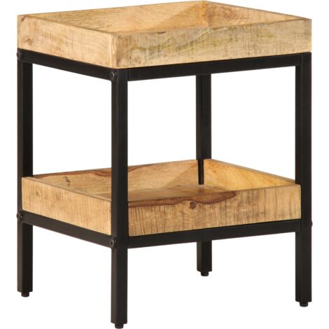 Table d'appoint 35x35x45 cm Bois massif de manguier vidaXL (1/5)