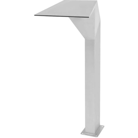 vidaXL Fontaine d'étang Acier inoxydable 50 x 30 x 90 cm Argenté