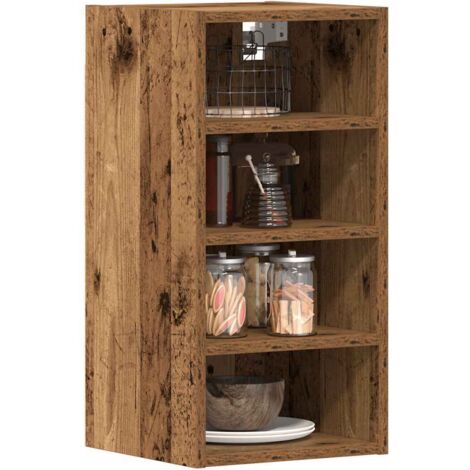 vidaXL Hanging Cabinet "Riga" Old Wood 30x29,5x60 cm Engineered Wood (1/5)