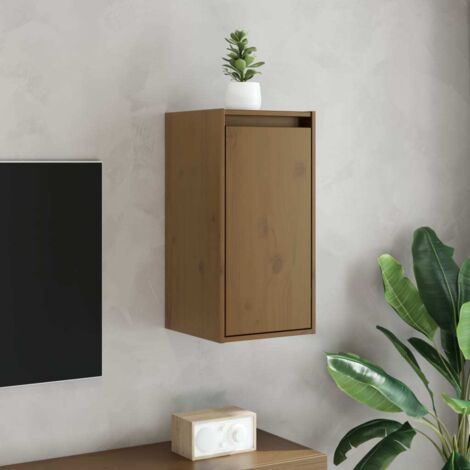 Armoire murale Marron miel 30x30x60 cm Bois de pin massif vidaXL