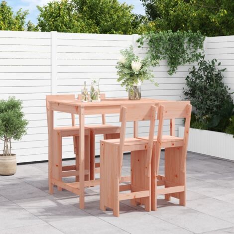 Ensemble de bar de jardin 5 pcs bois massif de Douglas vidaXL