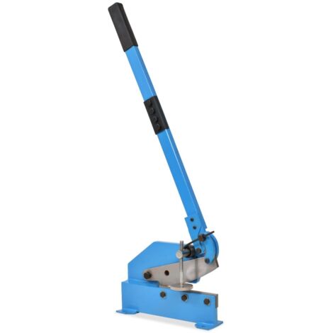 Vidaxl – Cisaille à tôle 200 mm – Lame en acier trempé – Épaisseur de coupe 6 mm pour tôle d'acier – Système de rappel automatique à ressort