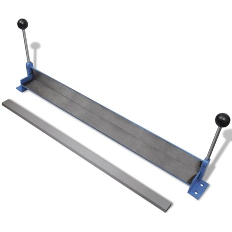 Vidaxl – Plieuse de tôle manuelle 760 mm – Épaisseur de pliage 1,2 mm – Construction en fonte – Montage sur établi