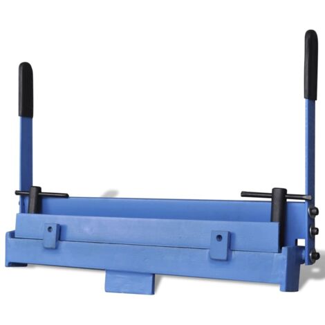 Vidaxl – Plieuse de tôle manuelle 450 mm – Capacité de pliage 1-1,2 mm – Angle de cintrage 95° – Construction en fonte durable