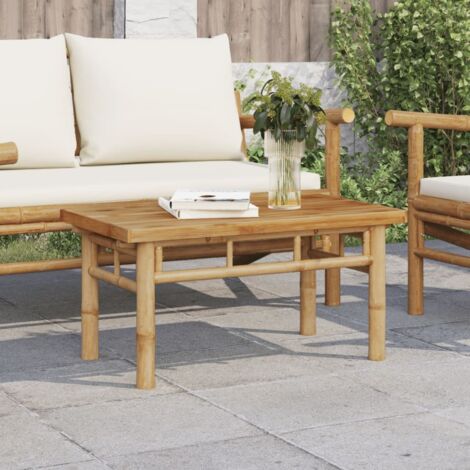 Table basse 70x40x35 cm bambou vidaXL (1/5)