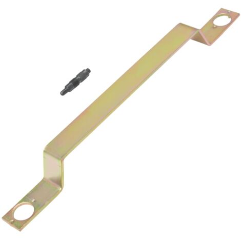 Vidaxl – Outil d'alignement arbre à cames Audi V6 – Acier au carbone 68 cm – Goupille de verrouillage incluse – Pour moteurs Bi-Turbo 2.4/2.7/2.8L (1/4)