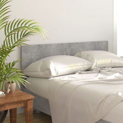 Vidaxl – Tête de lit gris béton 160x1,5x80 cm – Bois d'ingénierie résistant à l'humidité – Design chic pour chambre à coucher