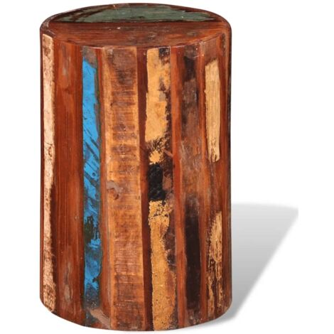 vidaXL Tabouret Bois de récupération massif (1/6)